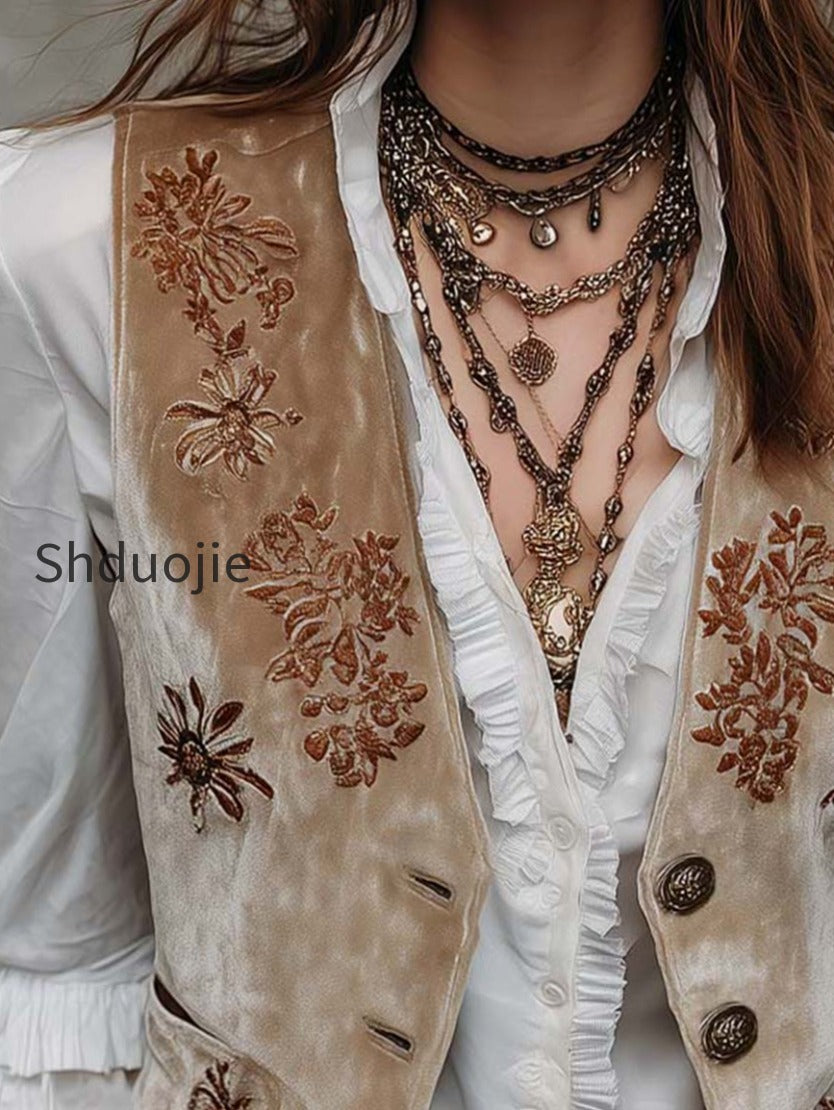 beige-bohemian-vintage-chic-embroidered-velvet-vest