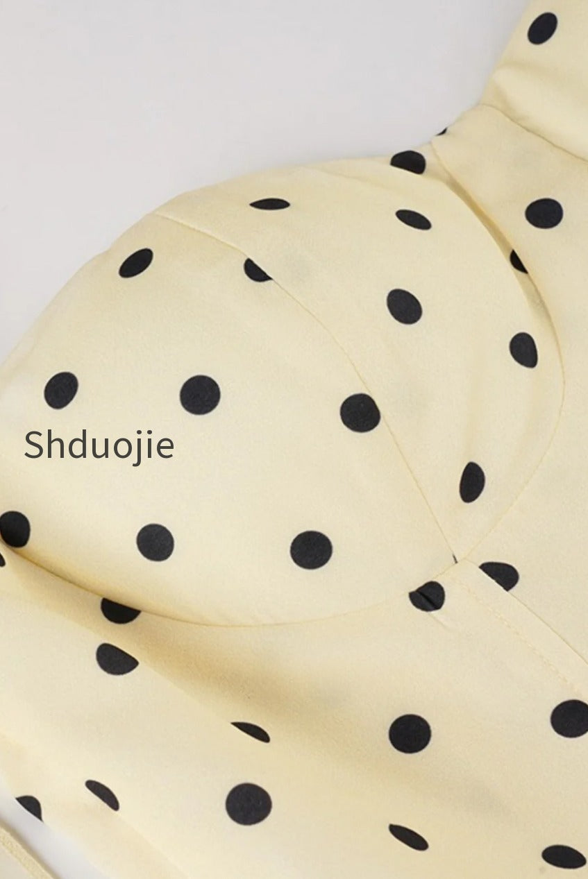 polka-dot-sash-halter-tulip-mini-dress