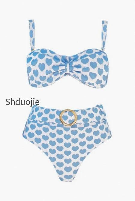 heart-print-three-piece-swim-set
