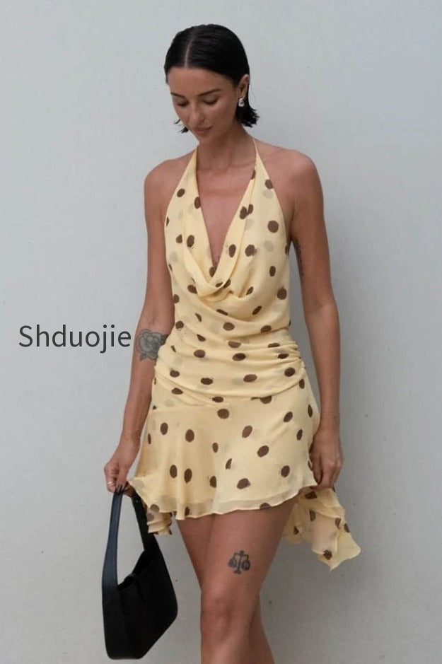 polka-dot-chiffon-halter-deep-v-slit-backless-mini-dress