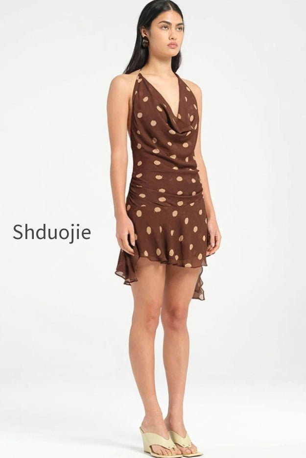 polka-dot-chiffon-halter-deep-v-slit-backless-mini-dress